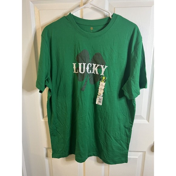 Lucky Graphic Short Sleeve T- Shirt Size Large NWT - Picture 1 of 7